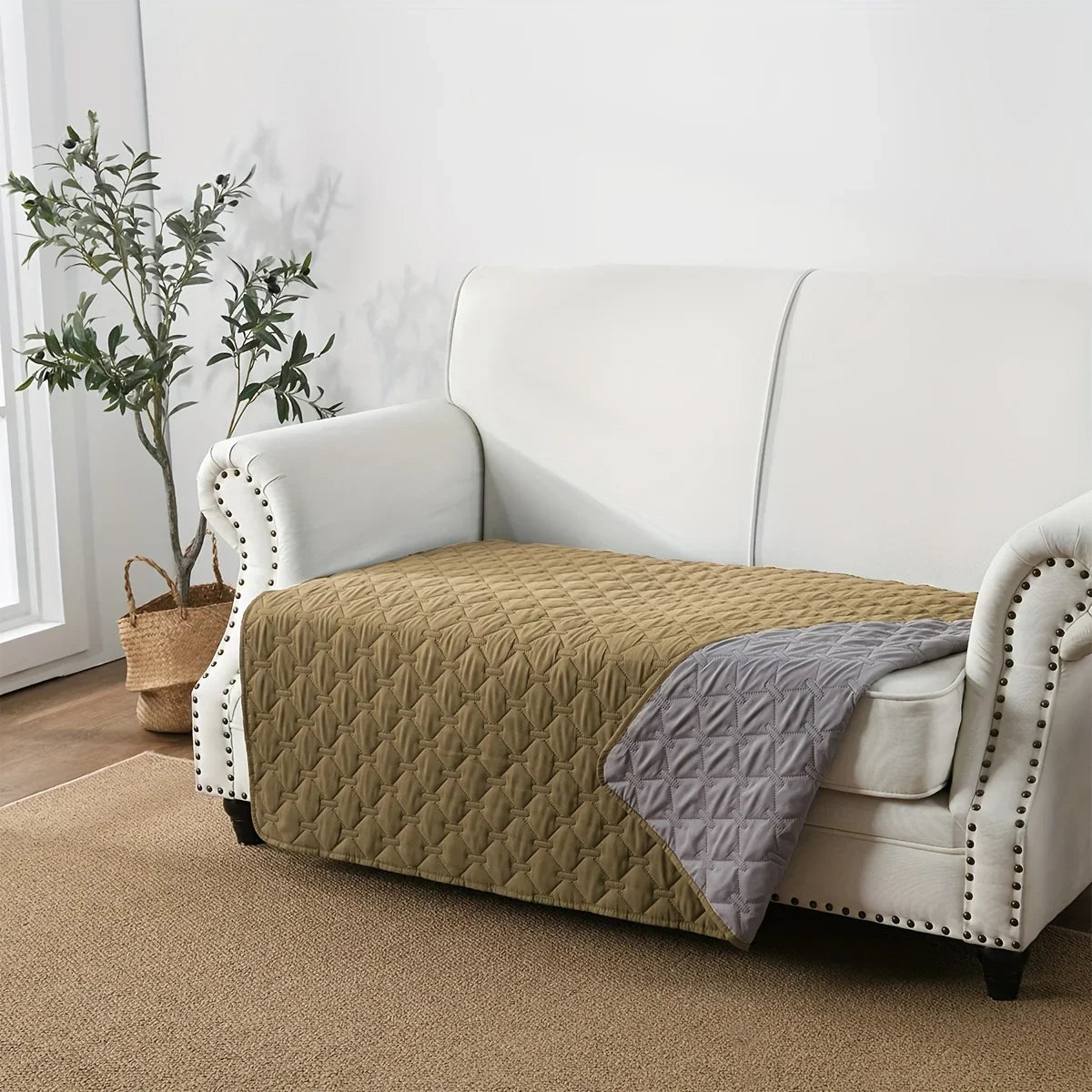 Double-Sided Waterproof Dog Bed Cover//Pet Blanket// Sofa Couch Furniture Protector - For Dogs