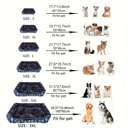 Dog Bed/Sofa Mats - For Large/Medium/Small Dog Bed