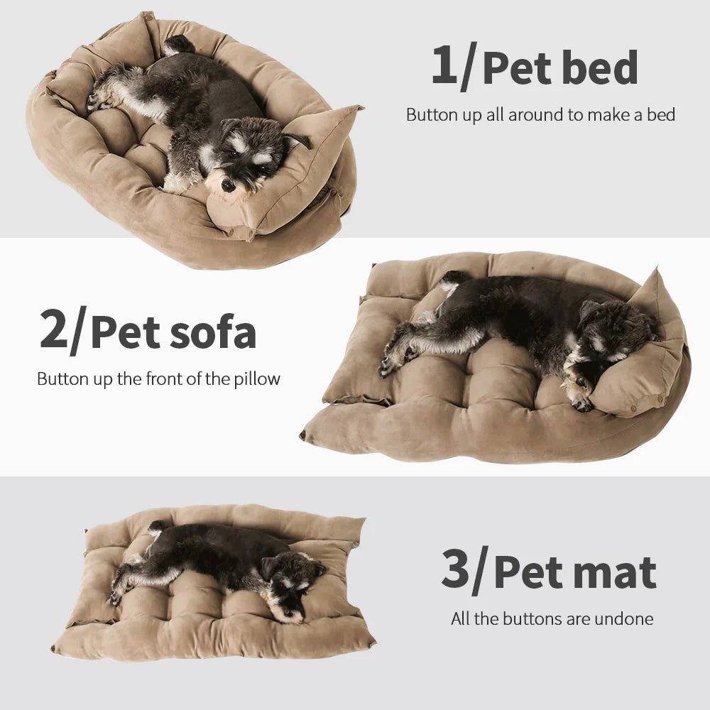 Multifunction Dog Soft Bed Mat 3 IN 1