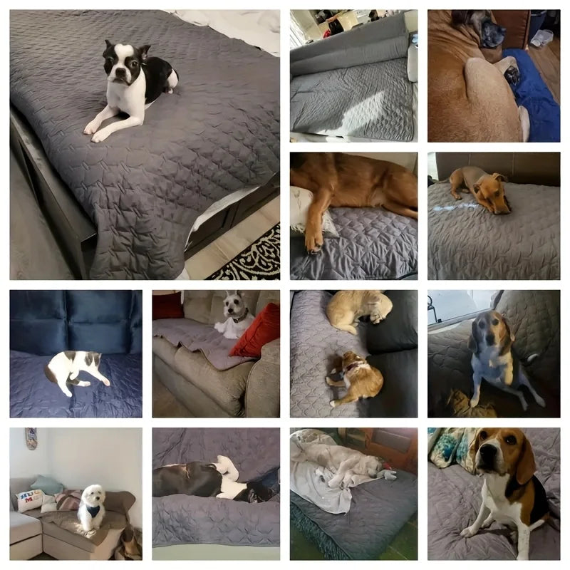 Double-Sided Waterproof Dog Bed Cover//Pet Blanket// Sofa Couch Furniture Protector - For Dogs