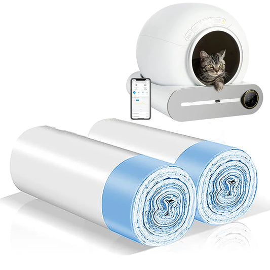 2/5/10 Rolls Pet Poop Bags for Tonepie Automatic Cat Litter Box Pet Garbage Cat Poop Bags Self-cleaning Cat Toilet Waste Bags
