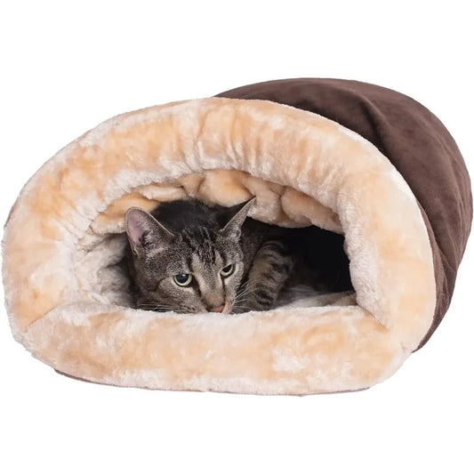 Autumn and Winter Cat Sleeping Bag Semi-enclosed  ( can Be Disassembled and Washed )