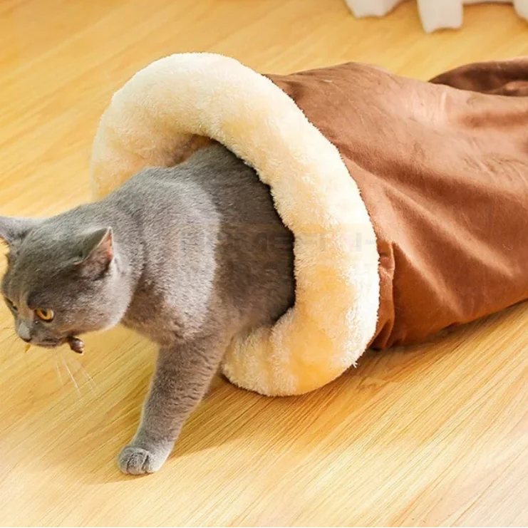 Autumn and Winter Soft, Warm Cat Sleeping Bag